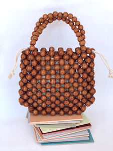 Revolve Wooden Beaded Bag