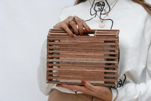 Wooden Arc Tote Bag