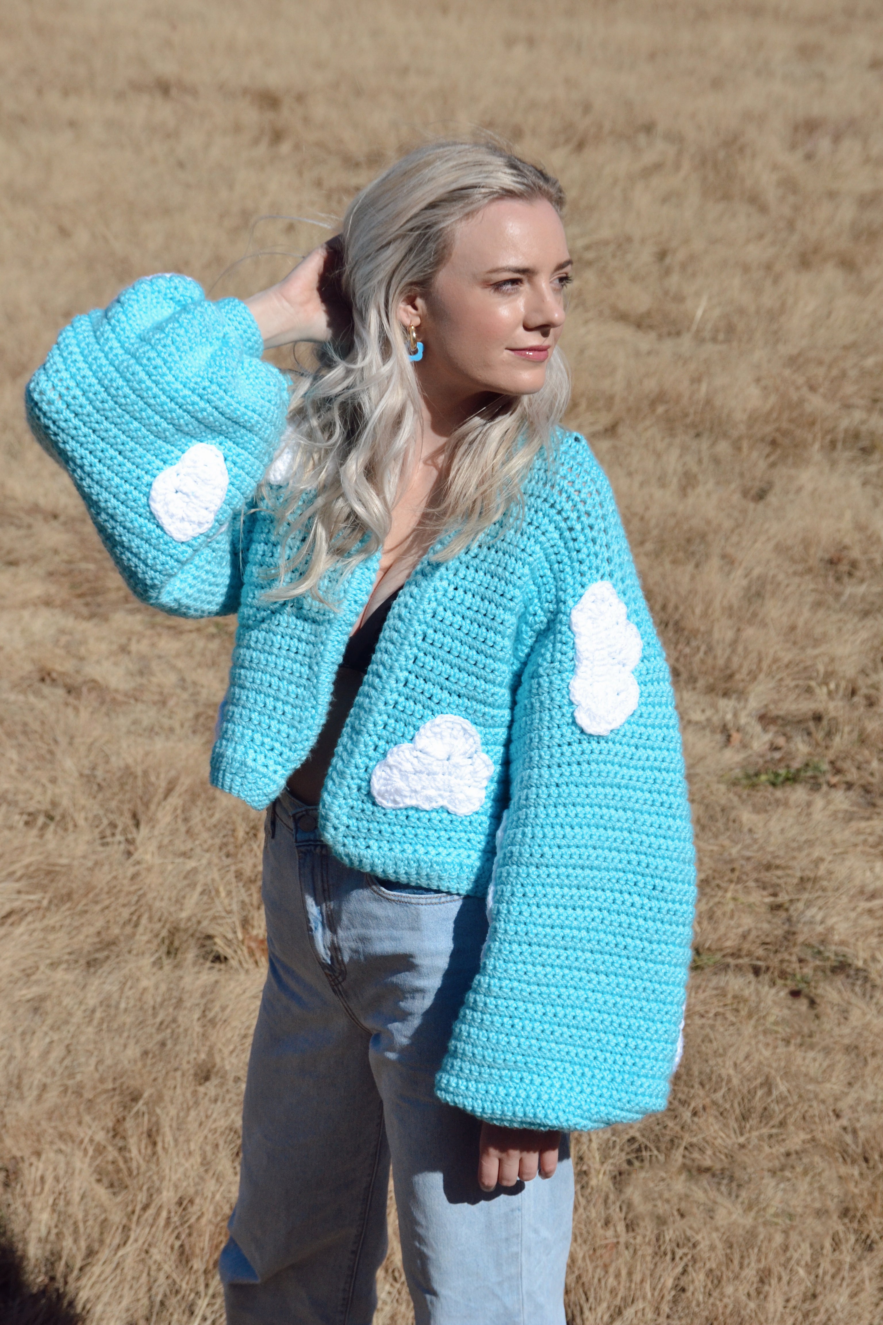 Blue Cloud Knit