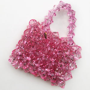 Crystal Rose Beaded Bag