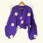 Purple Daisy Knit