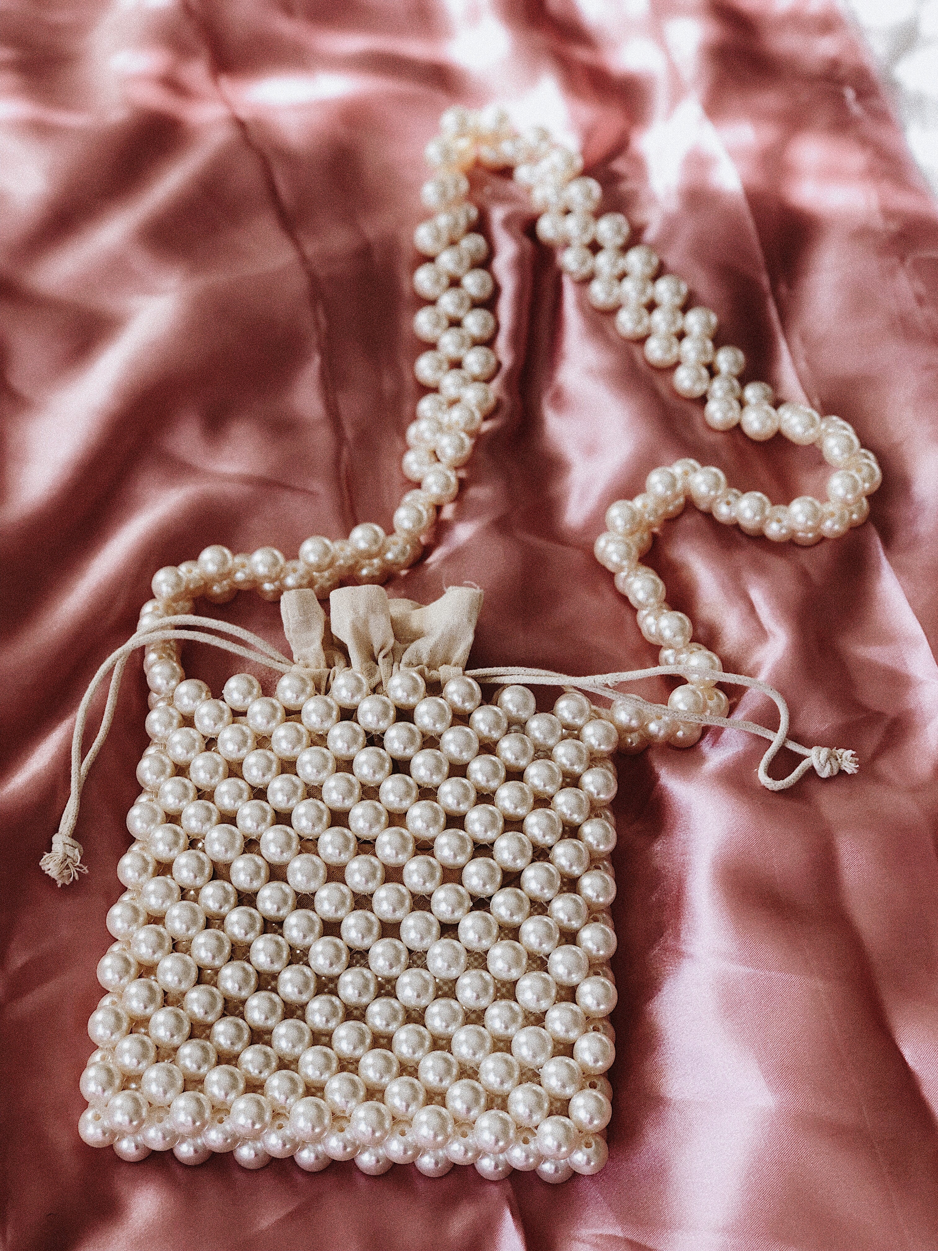 Pearly Gates Beaded Bag