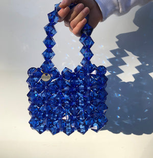 Crystal Cobalt Beaded Bag