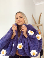 Purple Daisy Knit
