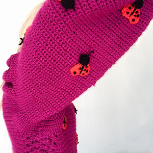 Magenta Ladybird Knit