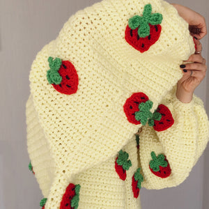 Yellow Strawberry Knit